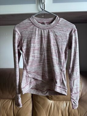 lululemon athletica Heathered Rose Long-Sleeve Crew